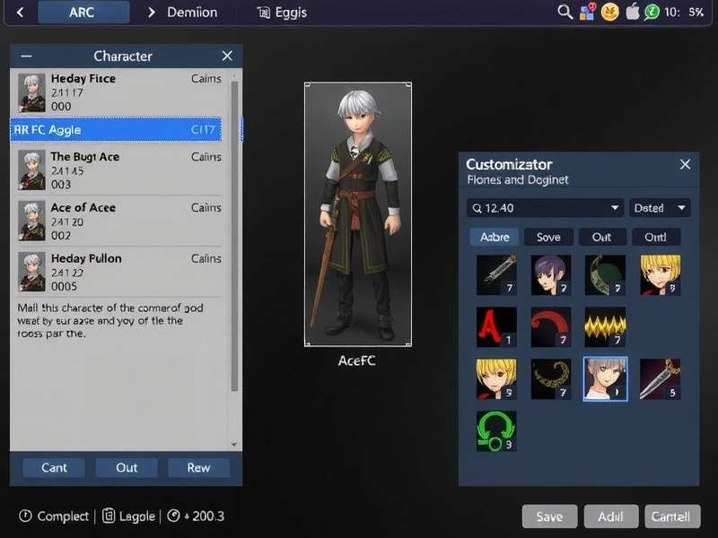 RR FC Dominion Ace Character Customization